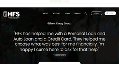 Desktop Screenshot of hfsfcu.org